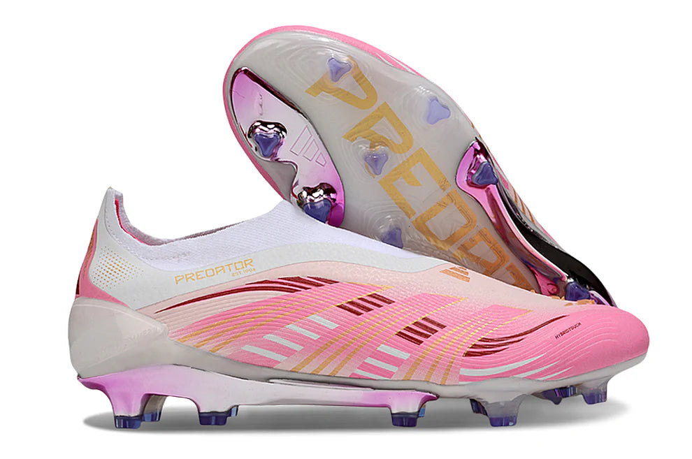 Pink Predator Plus Predator Elite Laceless FG Pink Dream – Boot Vault FC